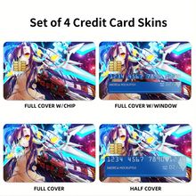 Load image into Gallery viewer, Anime No Game No Life Credit Card Skins (4-in-1 Pack)