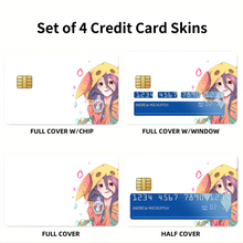 Load image into Gallery viewer, Anime No Game No Life Credit Card Skins (4-in-1 Pack)