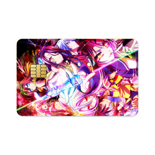Load image into Gallery viewer, Anime No Game No Life Credit Card Skins (4-in-1 Pack)