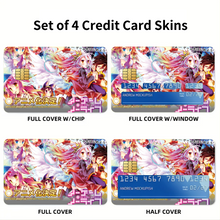 Load image into Gallery viewer, Anime No Game No Lifer Credit Card Skins (4-in-1 Pack)