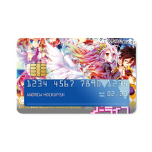 Load image into Gallery viewer, Anime No Game No Lifer Credit Card Skins (4-in-1 Pack)