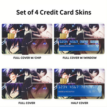 Load image into Gallery viewer, Anime Noragami Credit Card Skins (4-in-1 Pack)