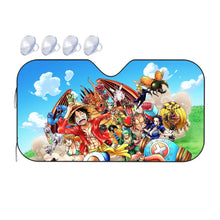 Load image into Gallery viewer, Anime One Piece Car Sunshade