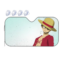 Load image into Gallery viewer, Anime One Piece Car Sunshade