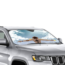 Load image into Gallery viewer, Anime One Piece Car Sunshade
