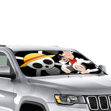 Load image into Gallery viewer, Anime One Piece Car Sunshade