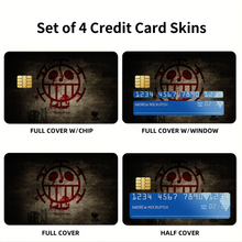 Load image into Gallery viewer, Anime One Piece Credit Card Skins (4-in-1 Pack)