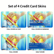Load image into Gallery viewer, Anime One Piece Credit Card Skins (4-in-1 Pack)