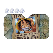 Load image into Gallery viewer, Anime One Piecer Car Sunshade