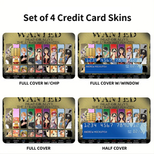 Load image into Gallery viewer, Anime One Piecer Credit Card Skins (4-in-1 Pack)