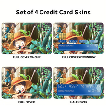 Load image into Gallery viewer, Anime One Piecer Credit Card Skins (4-in-1 Pack)