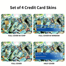 Load image into Gallery viewer, Anime One Piecer Credit Card Skins (4-in-1 Pack)