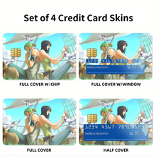 Load image into Gallery viewer, Anime One Piecer Credit Card Skins (4-in-1 Pack)