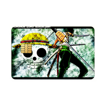 Load image into Gallery viewer, Anime One Piecer Credit Card Skins (4-in-1 Pack)