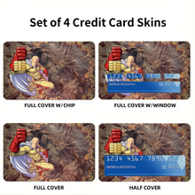 Load image into Gallery viewer, Anime One-Punch Man Credit Card Skins (4-in-1 Pack)