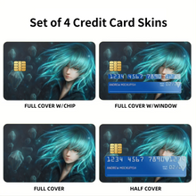 Load image into Gallery viewer, Anime One-Punch Man Credit Card Skins (4-in-1 Pack)