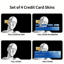 Load image into Gallery viewer, Anime One-Punch Man Credit Card Skins (4-in-1 Pack)