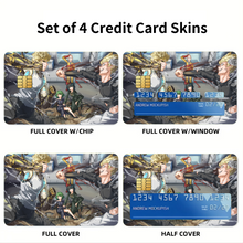 Load image into Gallery viewer, Anime One-Punch Man Credit Card Skins (4-in-1 Pack)