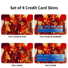 Load image into Gallery viewer, Anime One-Punch Man Credit Card Skins (4-in-1 Pack)