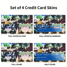 Load image into Gallery viewer, Anime One-Punch Man Credit Card Skins (4-in-1 Pack)