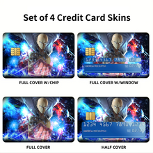Load image into Gallery viewer, Anime One-Punch Man Credit Card Skins (4-in-1 Pack)