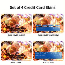 Load image into Gallery viewer, Anime One-Punch Man Credit Card Skins (4-in-1 Pack)