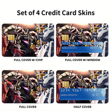 Load image into Gallery viewer, Anime Overlord Credit Card Skins (4-in-1 Pack)