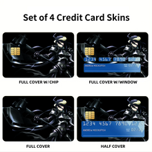 Load image into Gallery viewer, Anime Overlord Credit Card Skins (4-in-1 Pack)