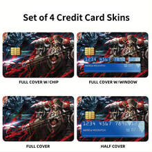 Load image into Gallery viewer, Anime Overlord Credit Card Skins (4-in-1 Pack)