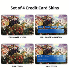 Load image into Gallery viewer, Anime Overlord Credit Card Skins (4-in-1 Pack)