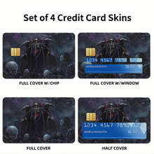 Load image into Gallery viewer, Anime Overlord Credit Card Skins (4-in-1 Pack)