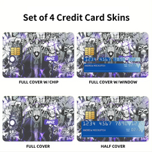 Load image into Gallery viewer, Anime Overlord Credit Card Skins (4-in-1 Pack)