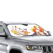 Load image into Gallery viewer, Anime Pokémon Car Sunshade