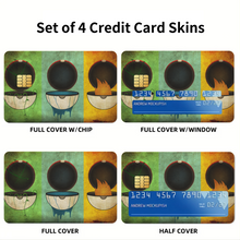 Load image into Gallery viewer, Anime Pokémon Credit Card Skins (4-in-1 Pack)