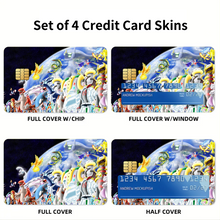 Load image into Gallery viewer, Anime Pokémon Credit Card Skins (4-in-1 Pack)