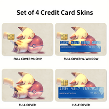 Load image into Gallery viewer, Anime Pokémon Credit Card Skins (4-in-1 Pack)