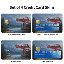 Load image into Gallery viewer, Anime Pokémon Credit Card Skins (4-in-1 Pack)