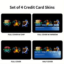 Load image into Gallery viewer, Anime Pokémon Credit Card Skins (4-in-1 Pack)