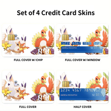Load image into Gallery viewer, Anime Pokémon Credit Card Skins (4-in-1 Pack)