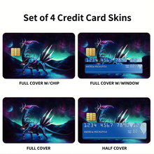 Load image into Gallery viewer, Anime Pokémon Credit Card Skins (4-in-1 Pack)