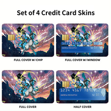 Load image into Gallery viewer, Anime Pokémon Credit Card Skins (4-in-1 Pack)