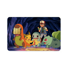 Load image into Gallery viewer, Anime Pokémon Credit Card Skins (4-in-1 Pack)
