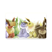 Load image into Gallery viewer, Anime Pokémon Credit Card Skins (4-in-1 Pack)