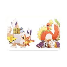 Load image into Gallery viewer, Anime Pokémon Credit Card Skins (4-in-1 Pack)