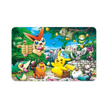 Load image into Gallery viewer, Anime Pokémon Credit Card Skins (4-in-1 Pack)