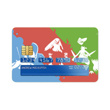 Load image into Gallery viewer, Anime Pokémon Credit Card Skins (4-in-1 Pack)