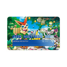 Load image into Gallery viewer, Anime Pokémon Credit Card Skins (4-in-1 Pack)