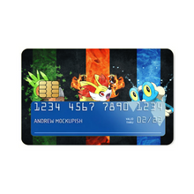 Load image into Gallery viewer, Anime Pokémon Credit Card Skins (4-in-1 Pack)