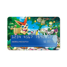 Load image into Gallery viewer, Anime Pokémon Credit Card Skins (4-in-1 Pack)