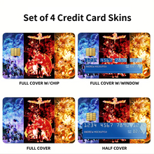 Load image into Gallery viewer, Anime Pokémonr Credit Card Skins (4-in-1 Pack)